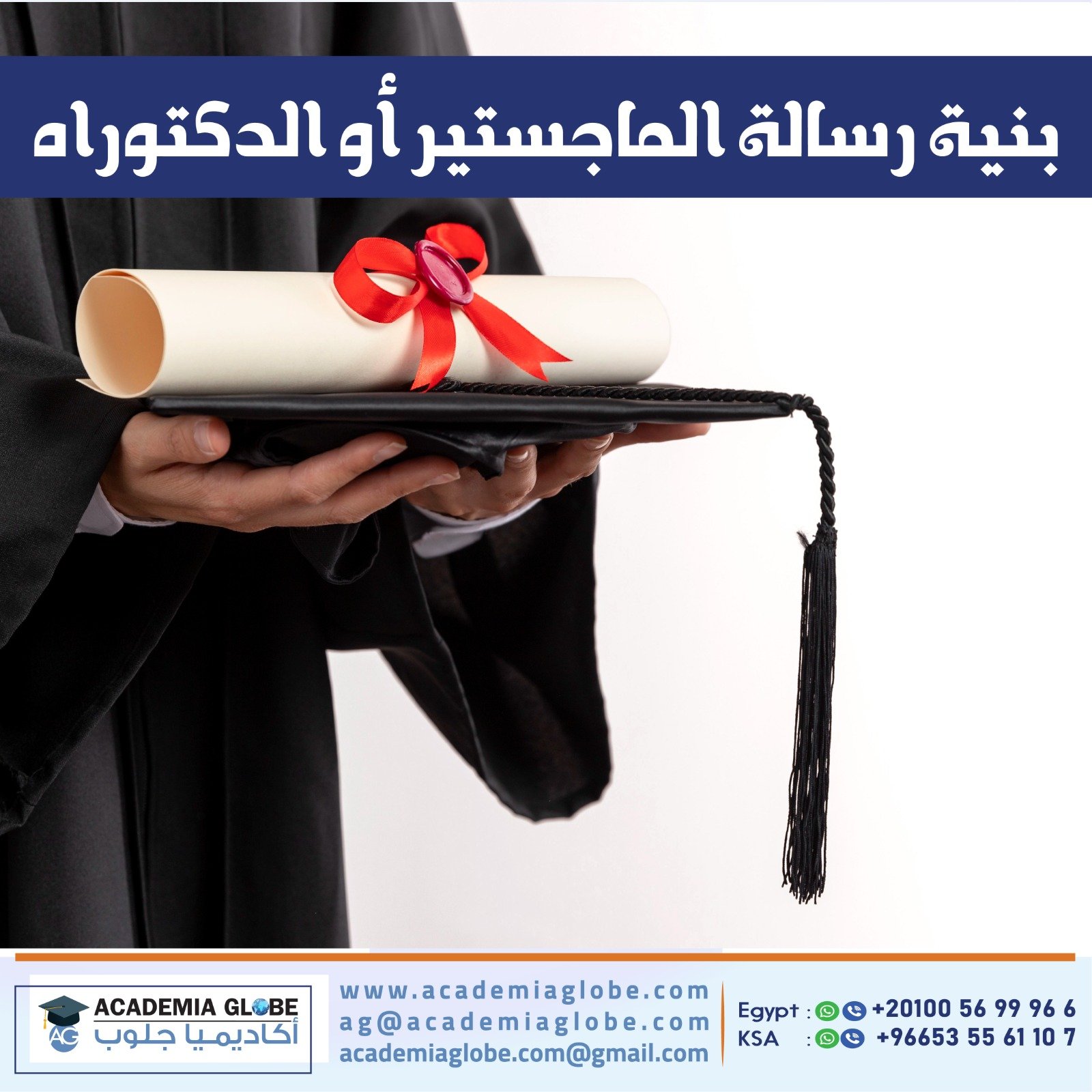 بنية رسالة الماجستير أو الدكتوراه